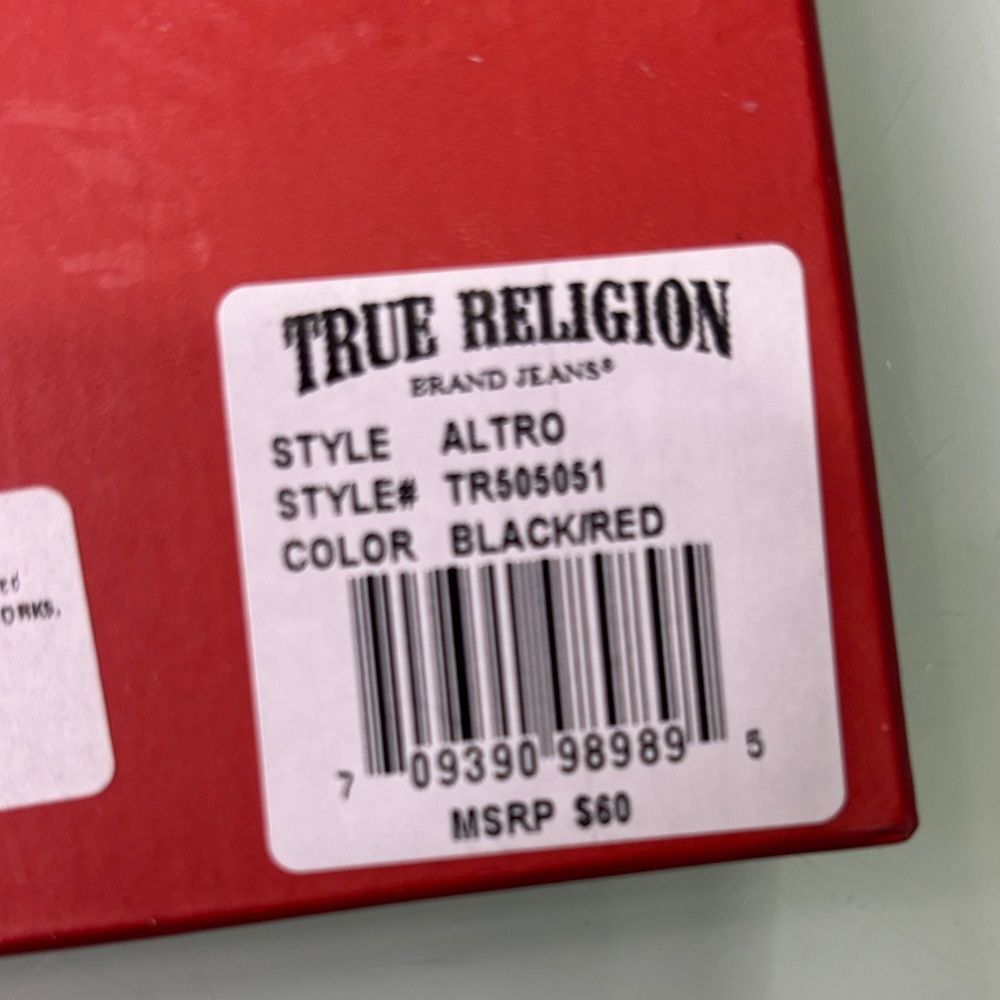 True Religion Black and Red Wallet with Key Holder - Picture 4 of 5